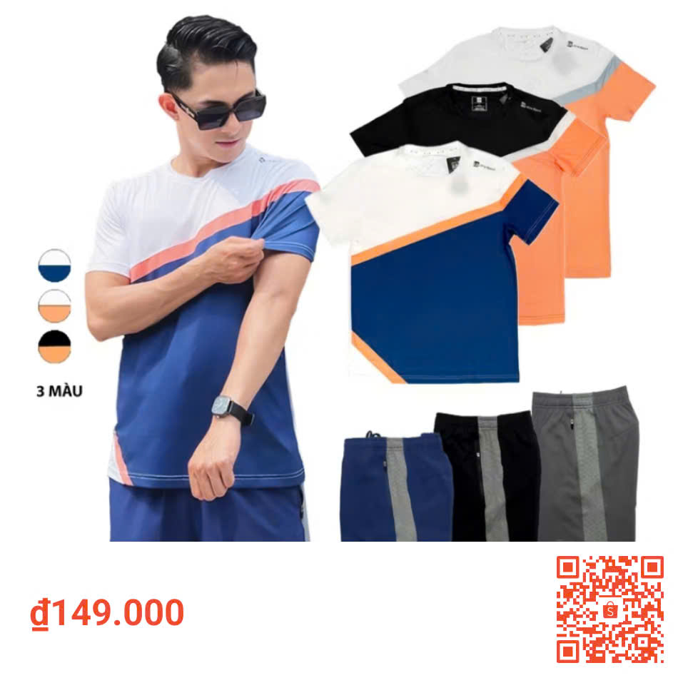BỘ THỂ THAO NAM pickleball mới nhất hè 2025 SIÊU MÁT SIÊU NHẸ